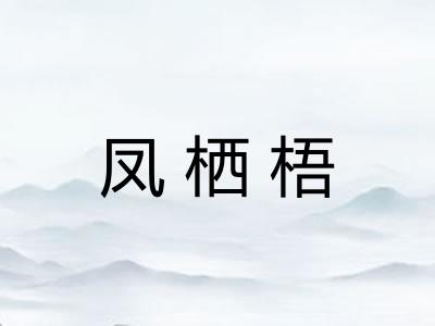 凤栖梧