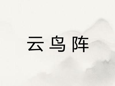 云鸟阵