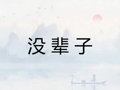 没辈子
