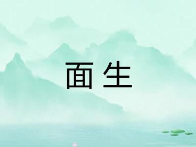 面生