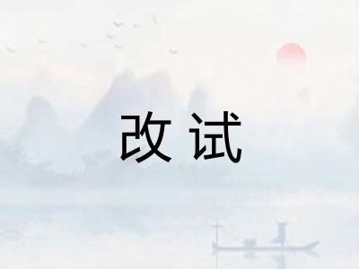 改试