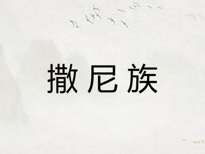 撒尼族