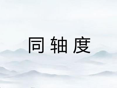 同轴度