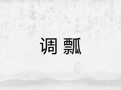 调瓢