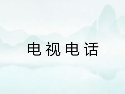 电视电话