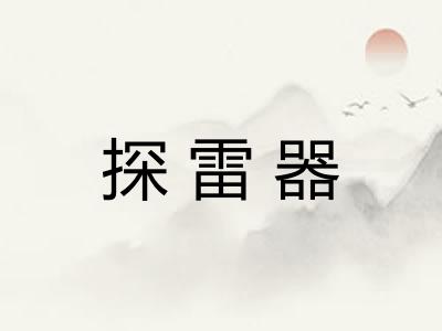 探雷器