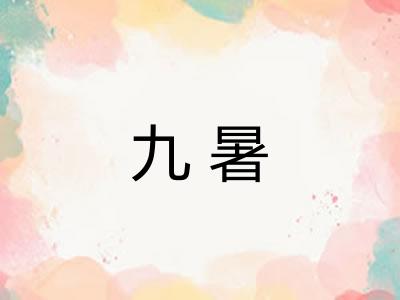 九暑
