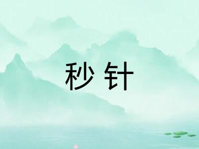 秒针