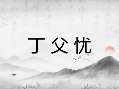 丁父忧