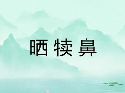 晒犊鼻