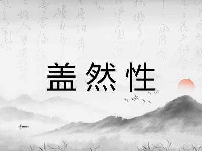 盖然性
