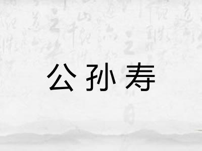 公孙寿