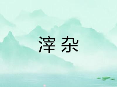 滓杂