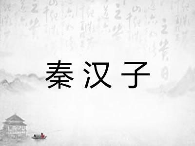 秦汉子