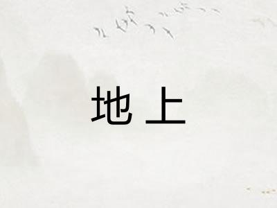 地上