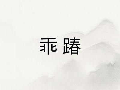 乖踳