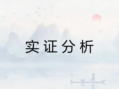 实证分析