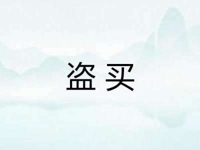 盗买