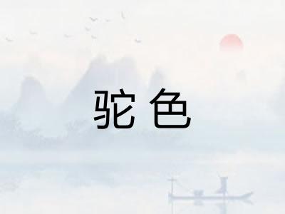 驼色