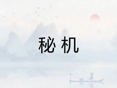 秘机