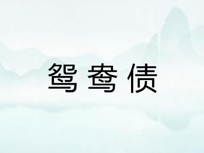 鸳鸯债