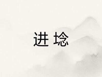 进埝