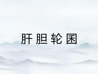 肝胆轮囷