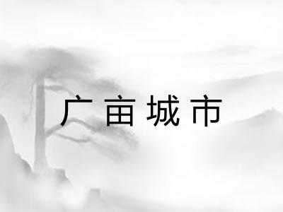 广亩城市