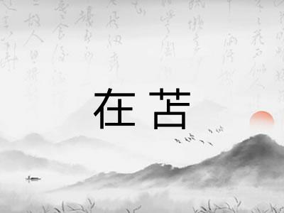 在苫