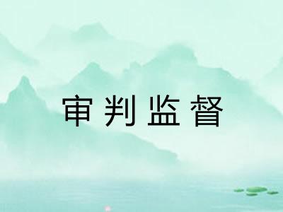 审判监督