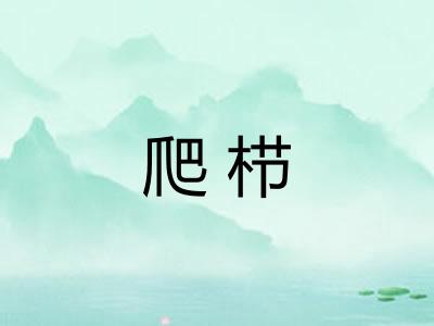 爬栉