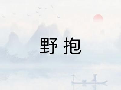野抱