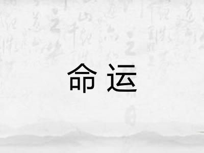 命运