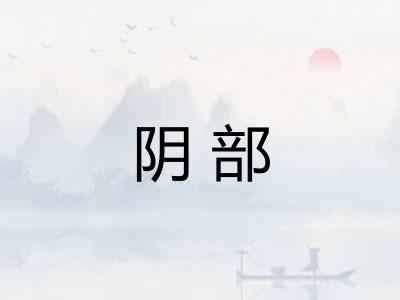阴部
