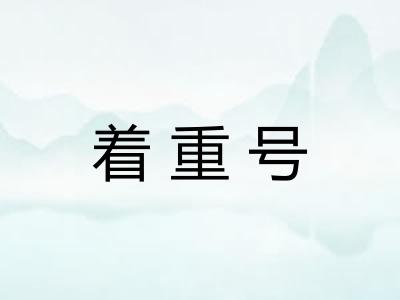 着重号