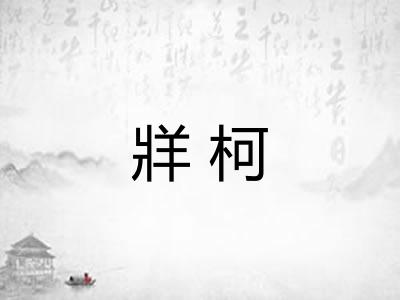 牂柯