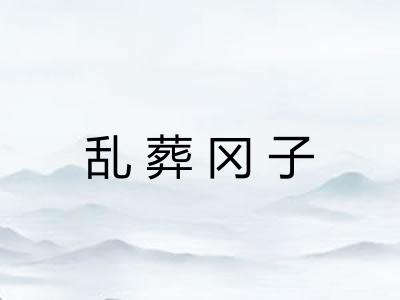 乱葬冈子