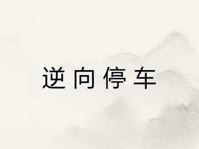 逆向停车