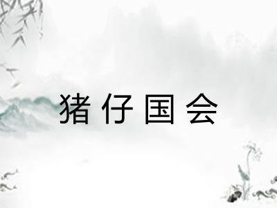 猪仔国会