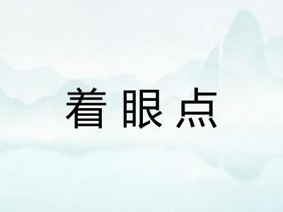 着眼点