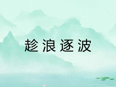 趁浪逐波
