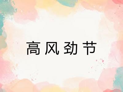 高风劲节