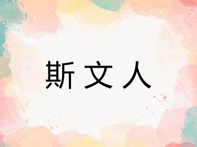 斯文人