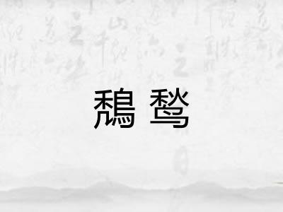 鵚鹙