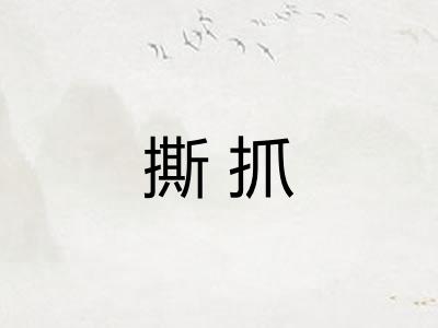 撕抓