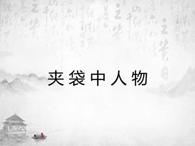 夹袋中人物