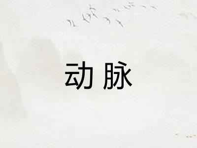 动脉