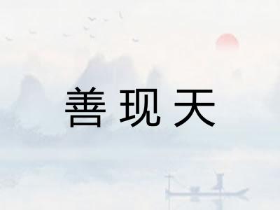 善现天