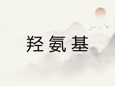 羟氨基