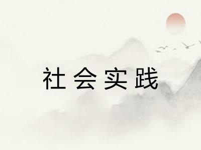 社会实践